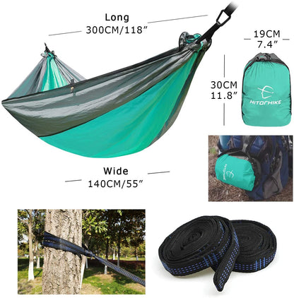 Portable Nylon Double Hammock