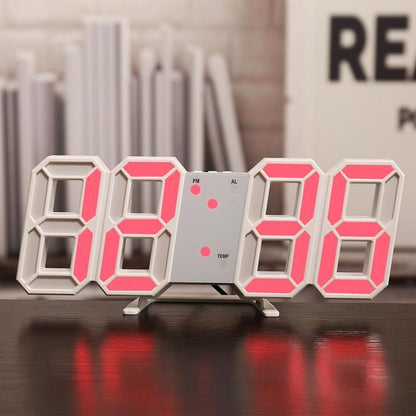 Three-Dimensional Silent Digital Wall Clock