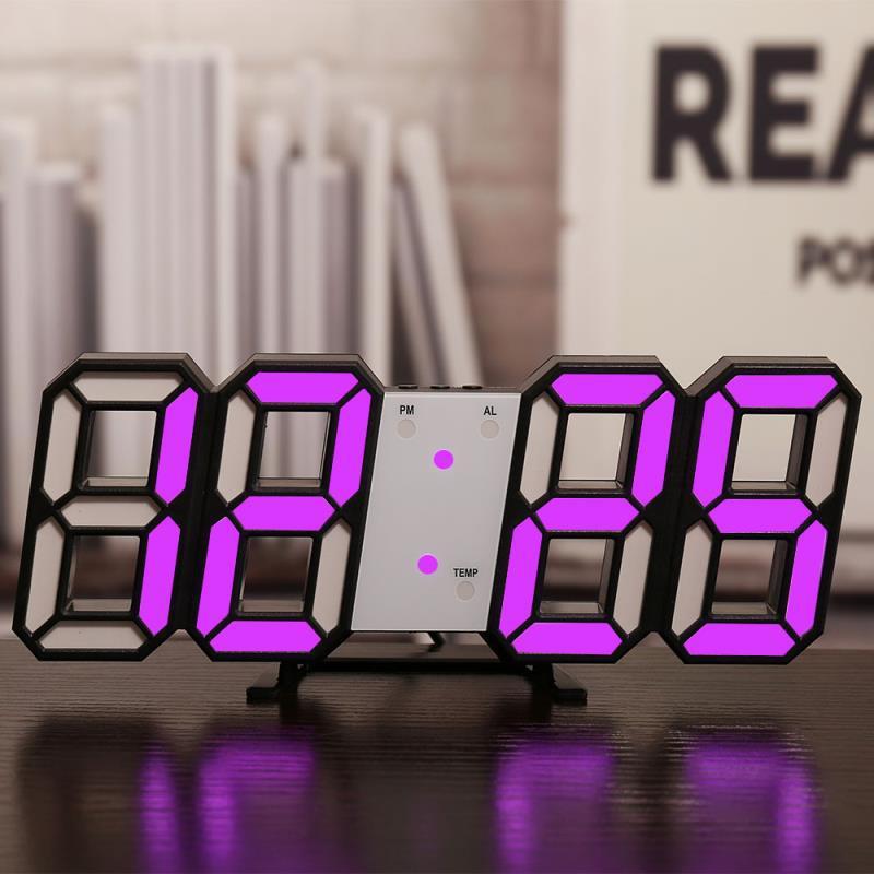 Three-Dimensional Silent Digital Wall Clock