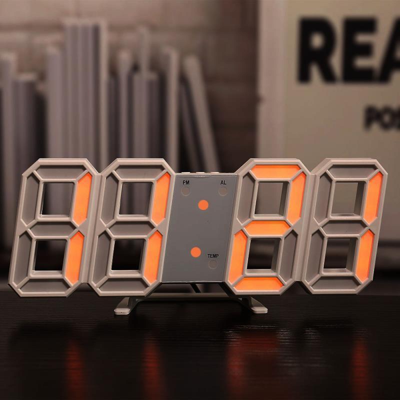 Three-Dimensional Silent Digital Wall Clock