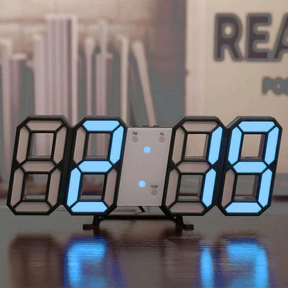 Three-Dimensional Silent Digital Wall Clock