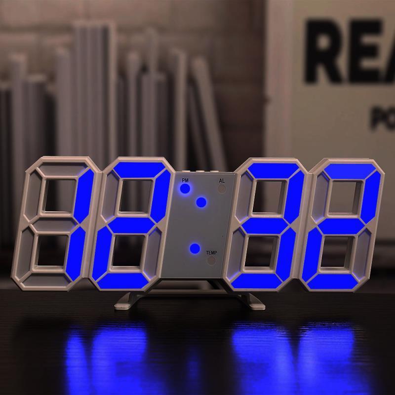 Three-Dimensional Silent Digital Wall Clock