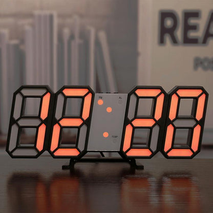 Three-Dimensional Silent Digital Wall Clock