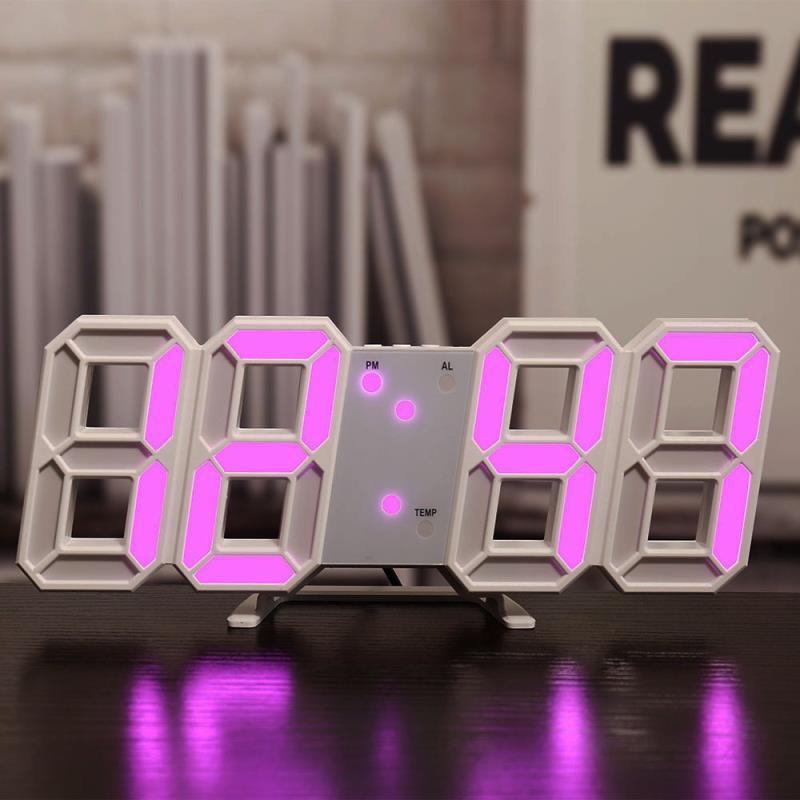 Three-Dimensional Silent Digital Wall Clock