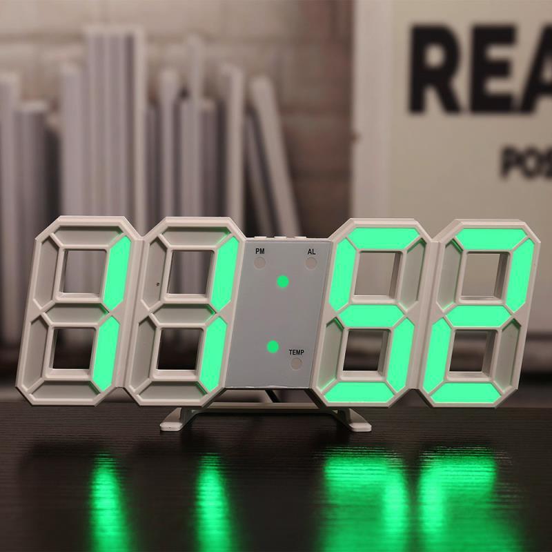 Three-Dimensional Silent Digital Wall Clock