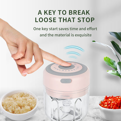 Mini Electric Garlic Chopper USB Charging Vegetable Crusher