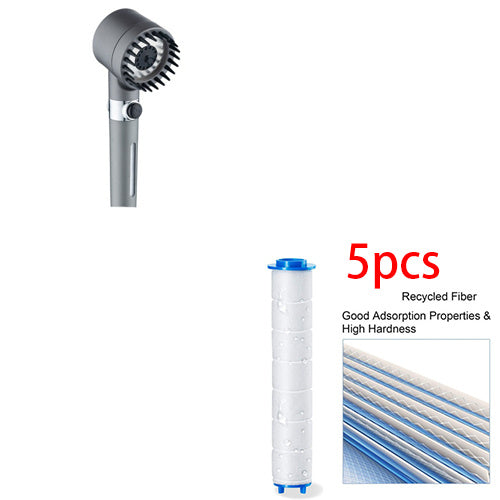 3-Modes High-Pressure Shower Head