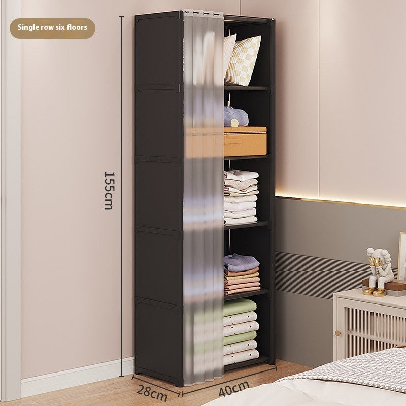 Dust-Proof Wardrobe Storage Cabinet Combination Locker