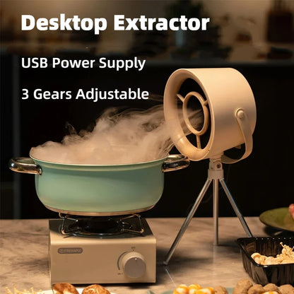 Portable USB Desktop Exhaust Fan