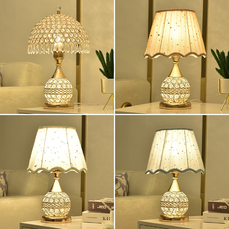 Crystal Desk Lamp for Bedroom