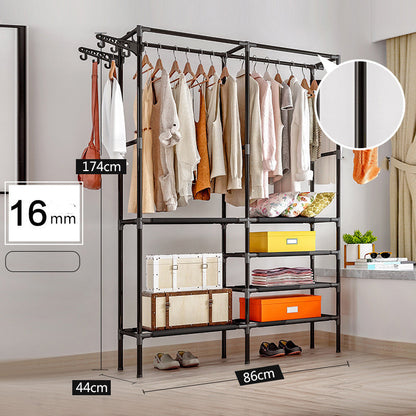 Dormitory Clothes Rack Storage Organizer