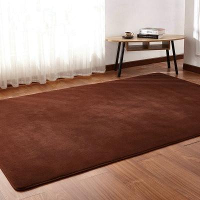 Soft White Plush Living Room Rug Carpet